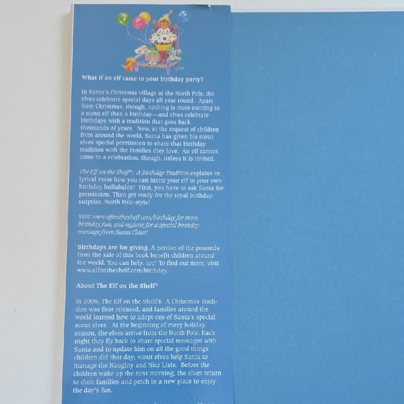 The Elf on the Shelf: A Birthday Tradition Book - Picture 2 of 10